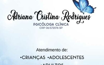 Adriana Cristina Rodrigues – Psicóloga Clínica
