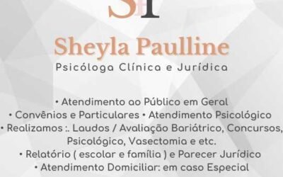 Sheyla Paulline – Psicóloga Clínica e Jurídica