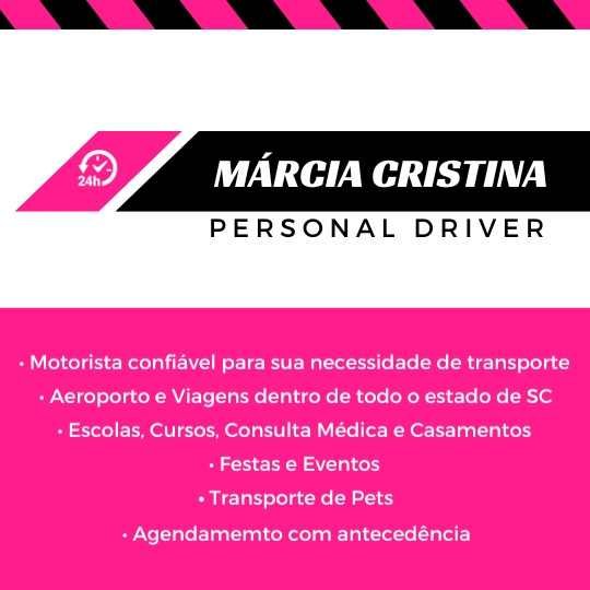 Márcia Cristina – Personal Driver