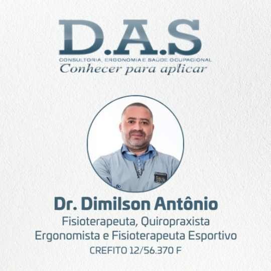Dr. Dimilson Antônio – Fisioterapeuta, Quiropraxista Ergonomista e Fisioterapeuta Esportivo