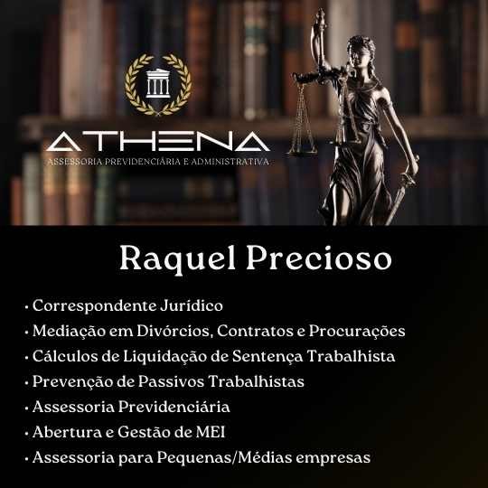 Raquel Precioso – Athena Assessoria Previdenciária e Administrativa
