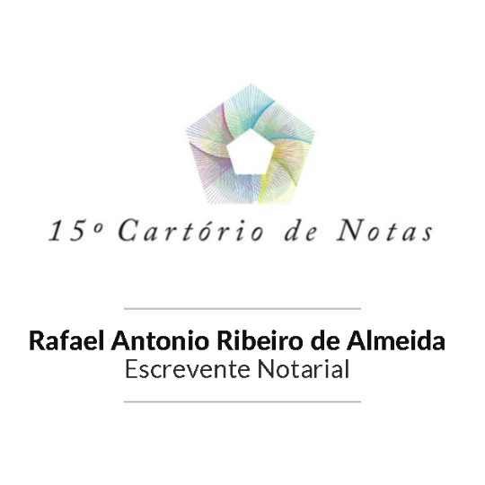 Rafael Antonio Ribeiro de Almeida – 15° Cartório de Notas