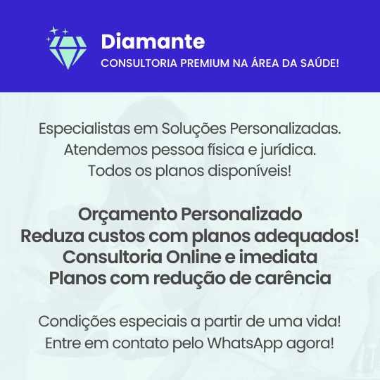 Diamante – Consultoria Premium na Área da Saúde!