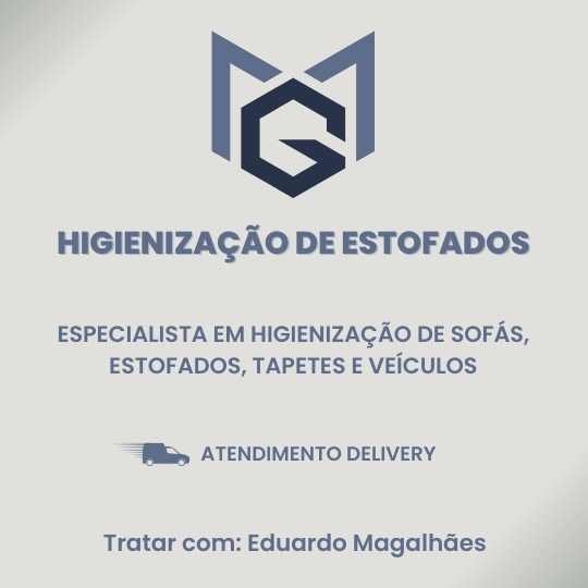 Eduardo Magalhães – MG – Higienização de Estofados