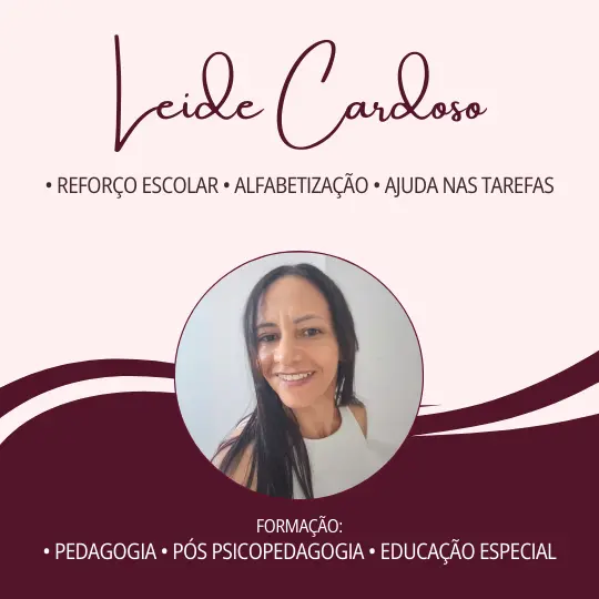 Leide Cardoso – Reforço Escolar