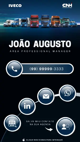 Cartão de Visita Virtual - iveco Cartão de Visita Virtual